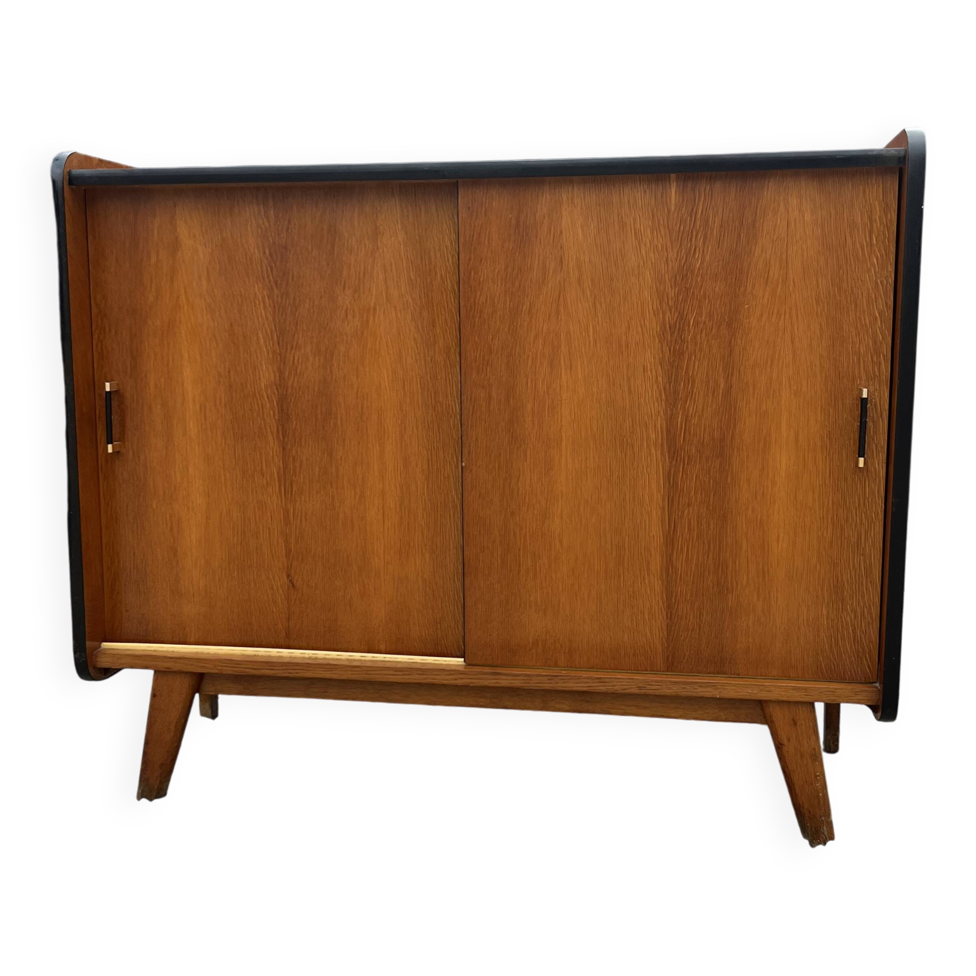 Commode vintage pieds compas