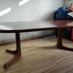 Table scandinave vintage Danemark CJ rosengaarden 60s