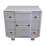 Chest of drawers wooden gray zinc 30 years