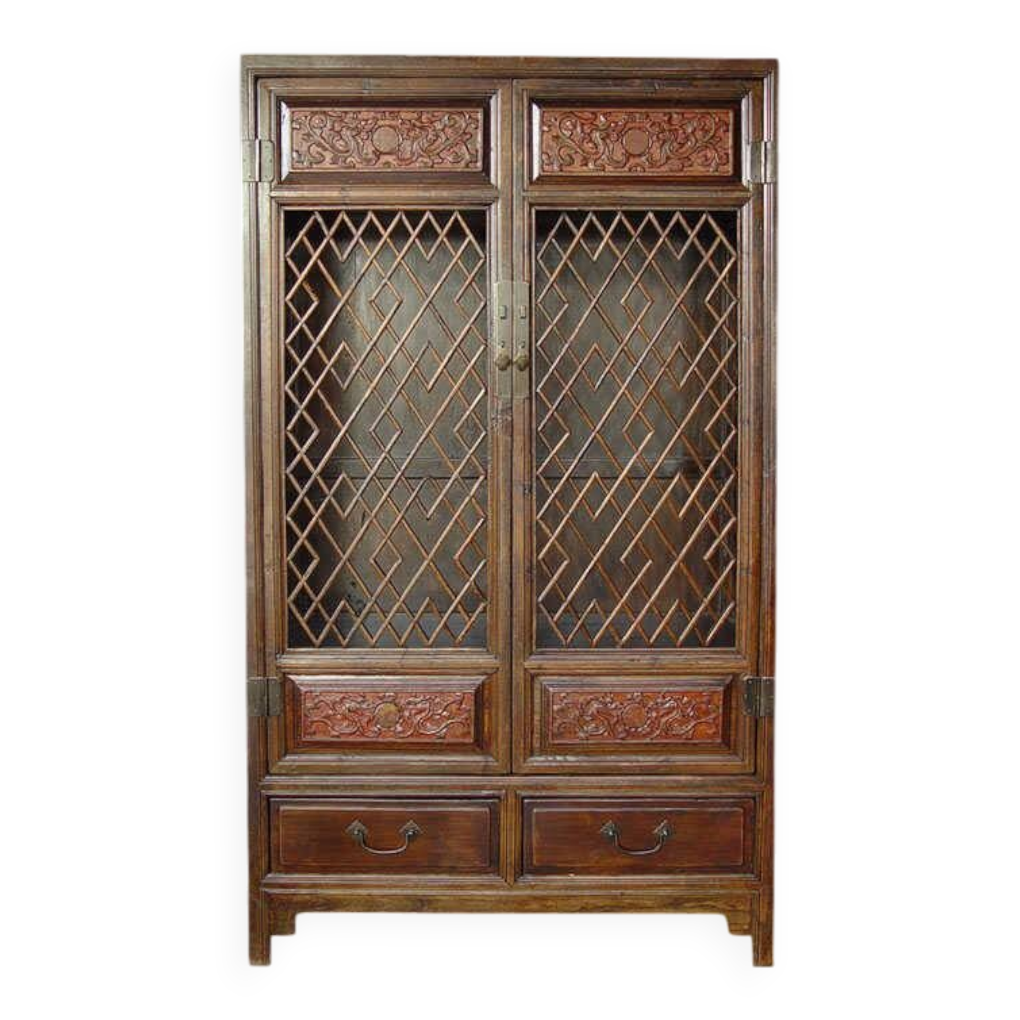Lattice Chinese cabinet