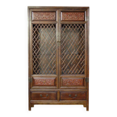 Lattice Chinese cabinet