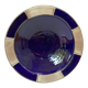 Large hollow plate in blue ceramic from Morocco