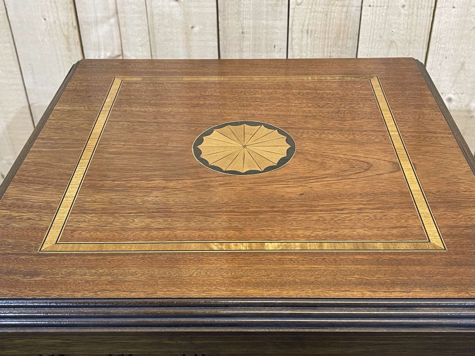 Mahogany revolving bookcase from the 1950s