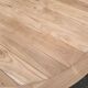 Round extendable dining table stripped in cherry wood Louis XVI René Trotel 1