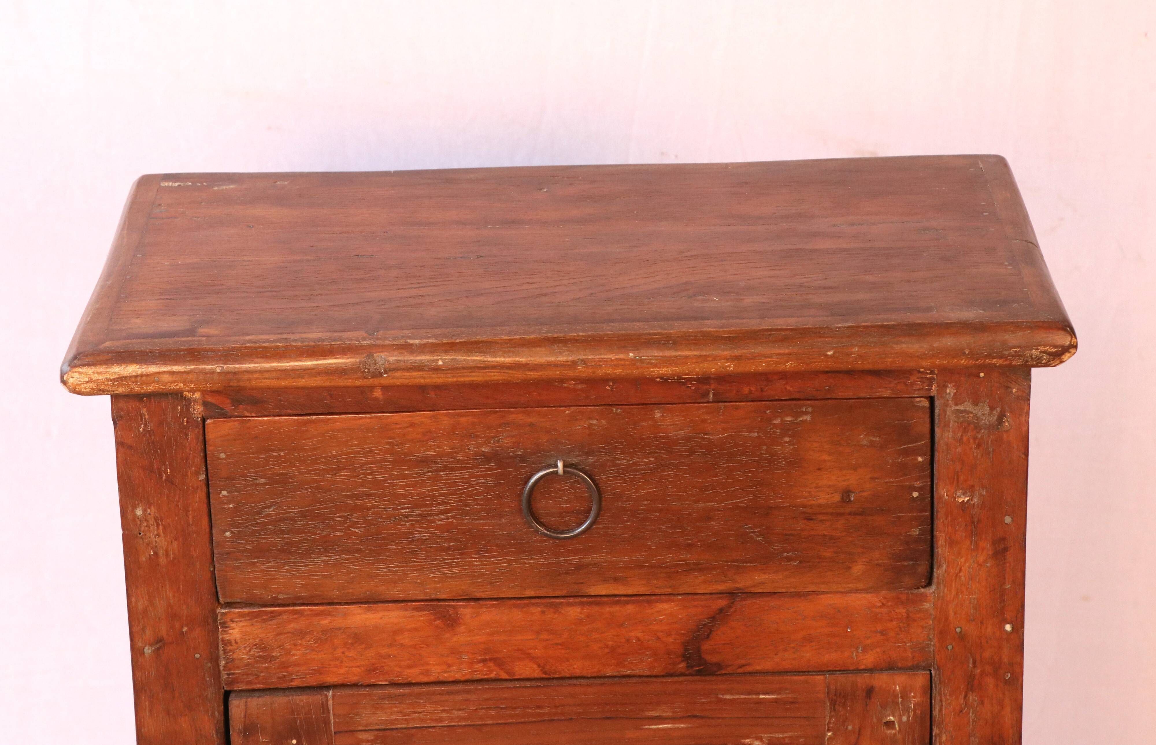 Old Burmese teak cabinet