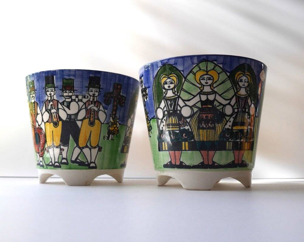 Flower pots by Anita Nylund for Jie