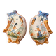 Henriot Quimper earthenware bouquetettes (couple)