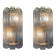 Monumental Italian Wall Lamps attributed to Venini, Italy, 1970s, Set of 2