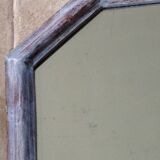 White beveled 81x68cm mirror