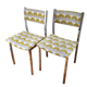 Lot of 2 metal chairs