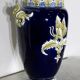 Earthenware vase, faience factory of fives lille - early twentieth century