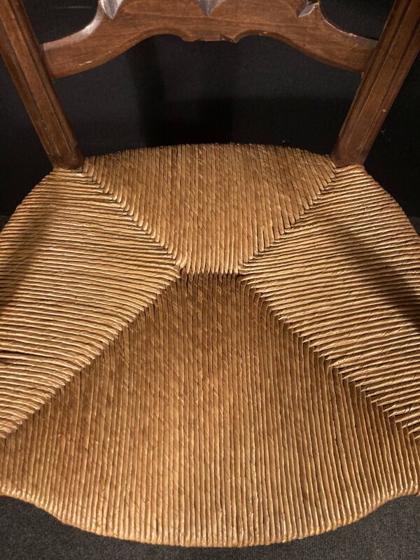 Fauteuil paillé