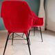 Pair of Vintage Space Age Red Armchairs 1970