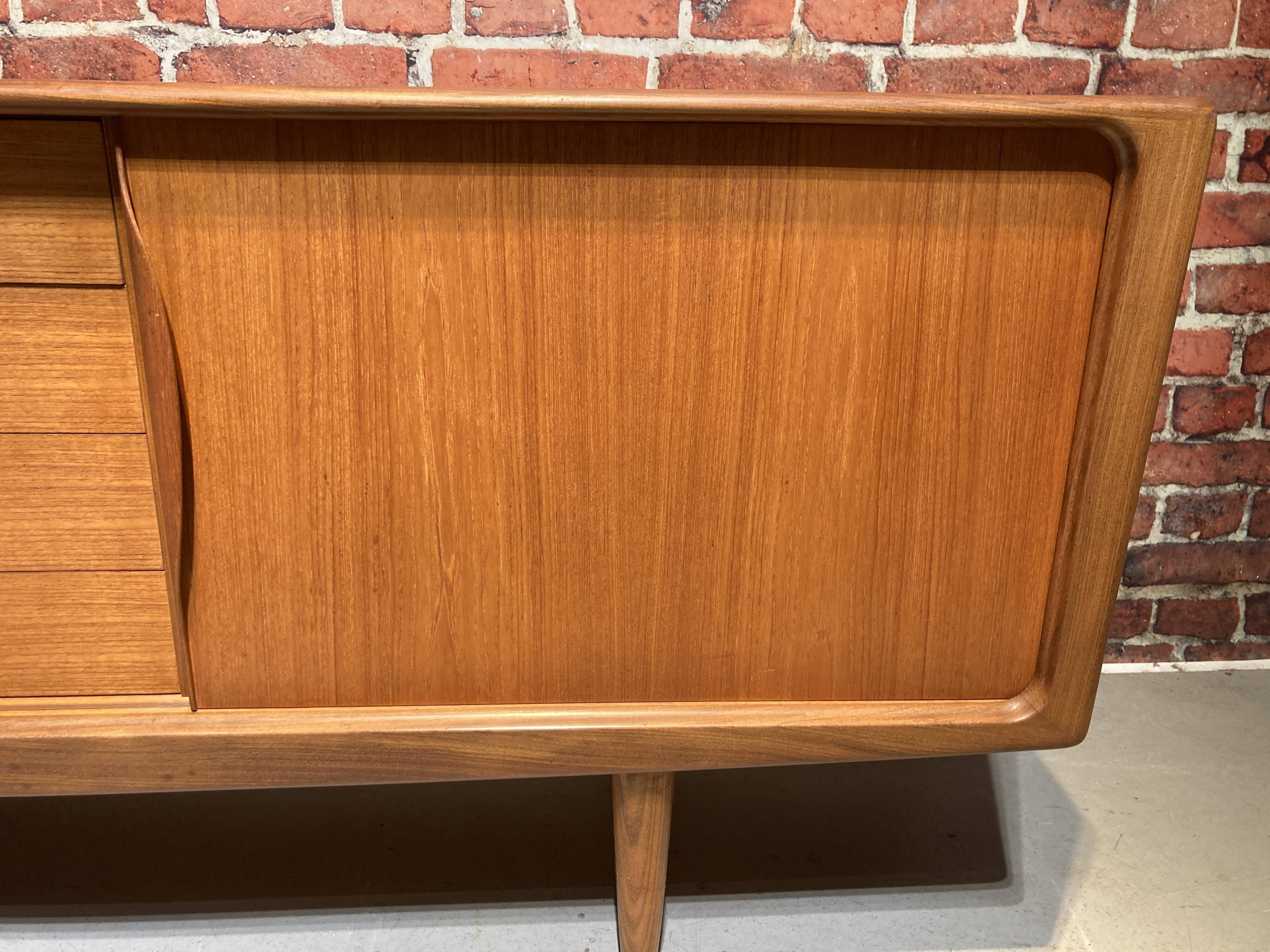 Teak sideboard by Henry Walter Klein for Bramin, Denmark 1960s