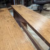 Pair of chestnut benches