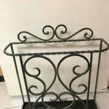 Porte parapluie en fer forgé vintage