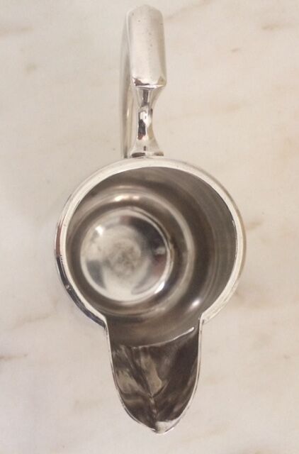 Christofle Art Deco silver metal milk pot