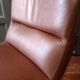 Designer leather and chrome chair 1970