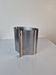 Stainless steel wastebasket by Xavier Féal for Inox Industrie.