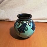 Paul Jacquet enamelled ceramic vase 1930