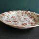 Vintage French salad platter from Le Tallec, Limoges, with colourful floral decoration