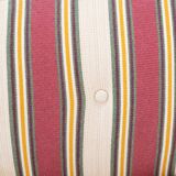 American sofa and armchair in original striped fabric from the 1970s