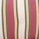 American sofa and armchair in original striped fabric from the 1970s