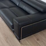 3-seater leather sofa Roche Bobois
