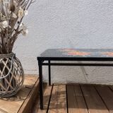 Coffee table with ceramic tile top