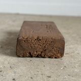 Mini Asian teak side stool blonde