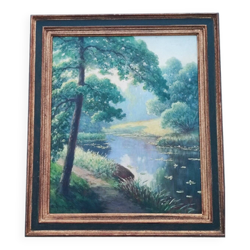 Peinture à l'huile - paysage