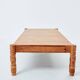 Large modernist curly ash coffee table by Pier Luigi Colli 1950