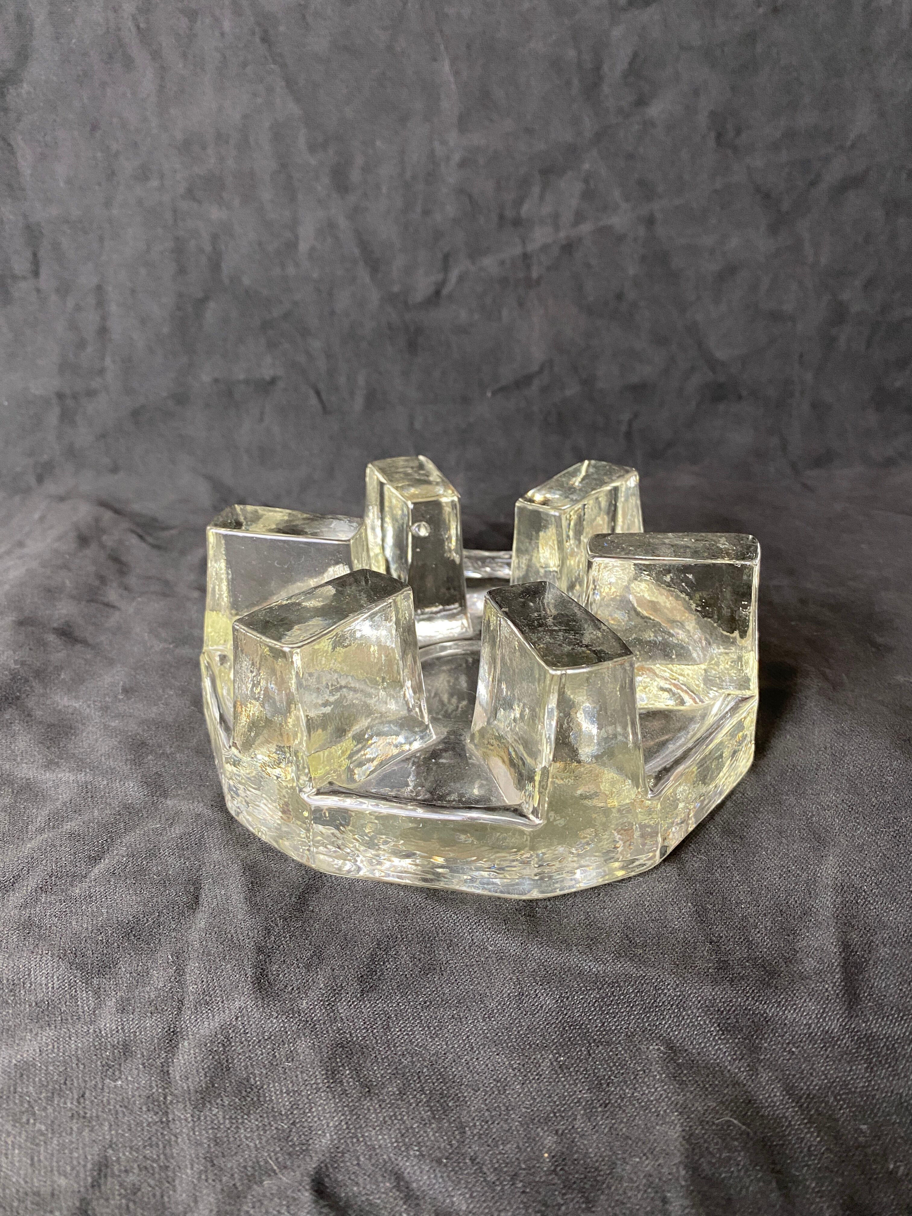 Thick glass reheating