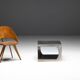 Tables d'appoint modernistes en aluminium, Italie, années 1970