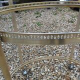 Old vintage rolling serving table