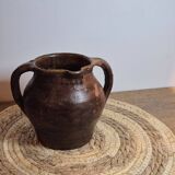 Glazed terracotta jug