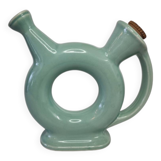 Vintage French Donot Shaped Ceramic Carafe, 1970s
