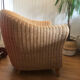 Wide rattan armchair Olivier Shrought