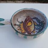 Casserole Vallauris décor poisson