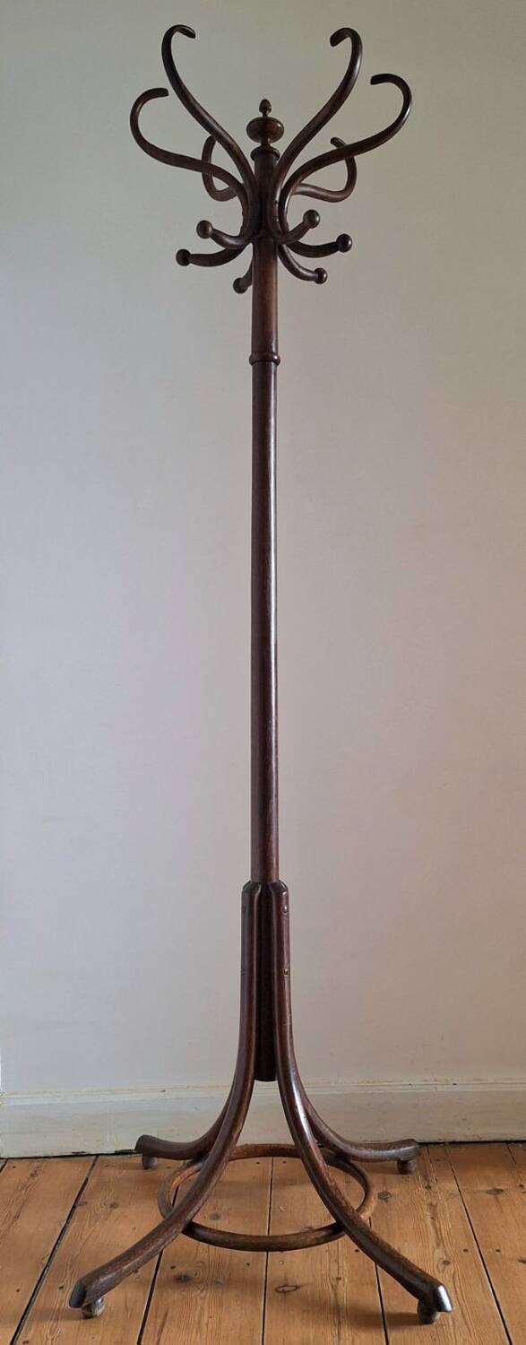 Vintage parrot coat racks, old furniture for entrance