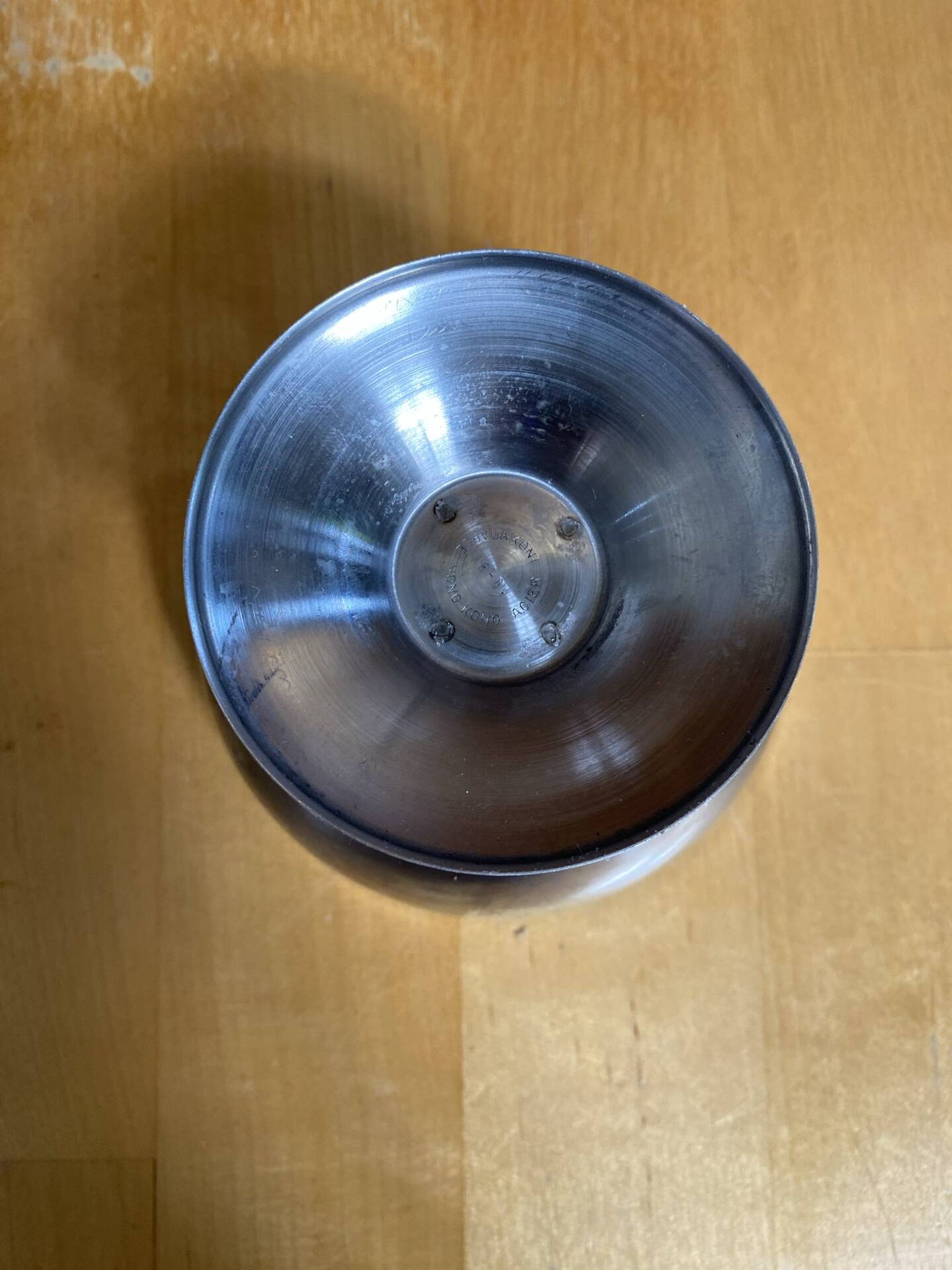Set of 6 Ice Cream Bowls Style Rémy LETANG Vintage Stainless Steel #E084