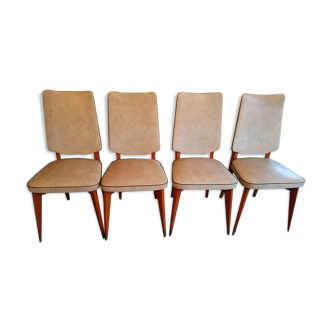 Lot of 4 dining room chairs