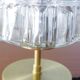 Lampe en verre ciselé