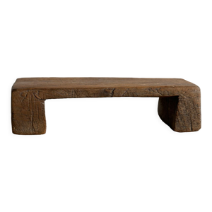 Tabouret d'appoint en teck asiatique