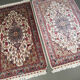 2 vintage silk rugs