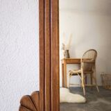 Miroir Vintage Art Déco en Chêne – Années 1920/1930