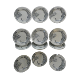 Lots of 12 Salins plates