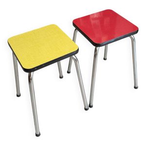 Lot de 2 tabourets Formica