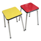 Set of 2 vintage Formica stools