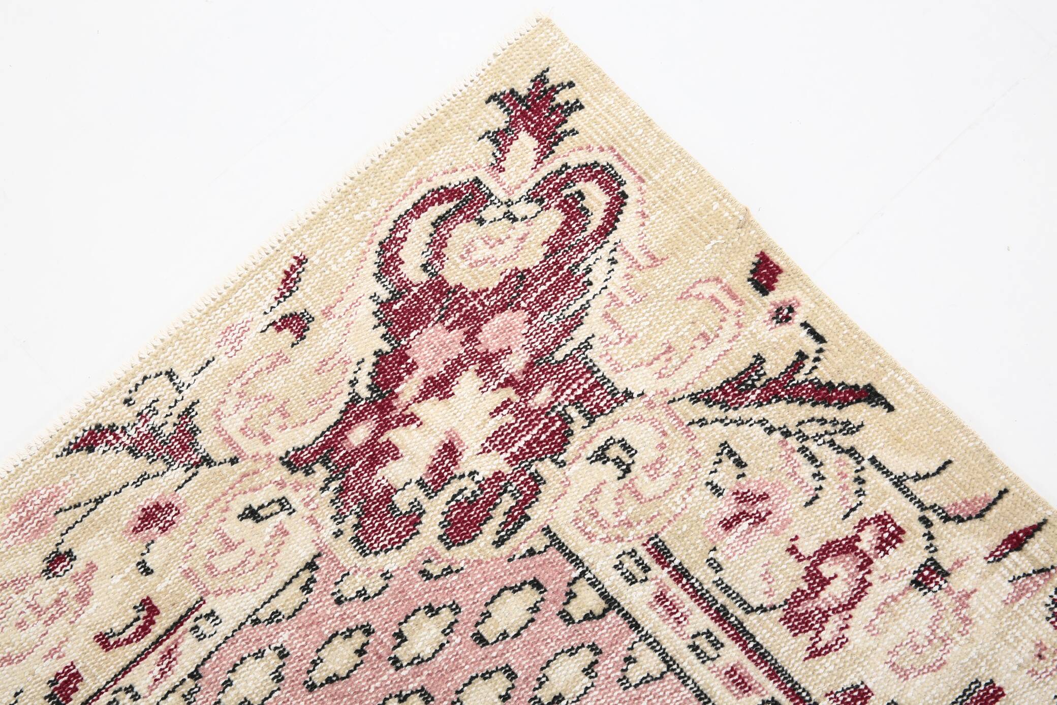 6x9 Rug For Classic Room Burgundy Vintage Persian Rug, 175x282Cm SK5137